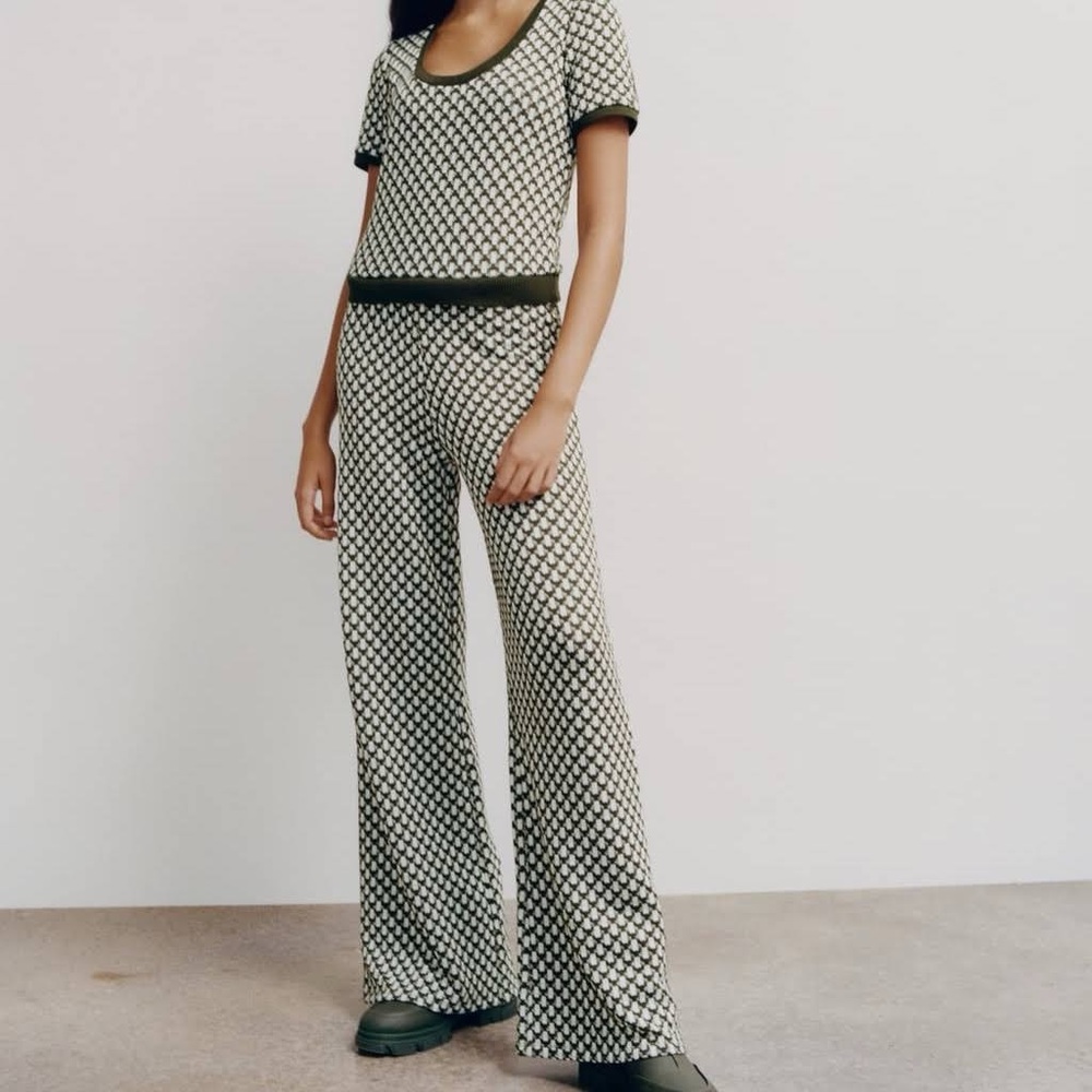 🥝 ZARA JACQUARD SET 🥝